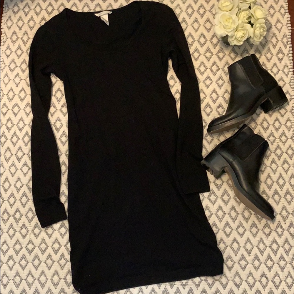 Black cotton dress